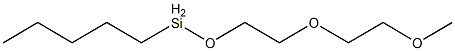 Pentyl[2-(2-methoxyethoxy)ethoxy]silane Structure