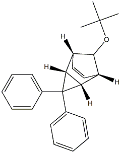 (1S,2R,4S,5R)-8-(tert-Butyloxy)-3,3-diphenyltricyclo[3.2.1.02,4]oct-6-ene Structure