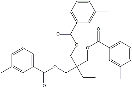 (Propan-1-ylidyne)tris(methanol)tri(3-methylbenzoate) Structure