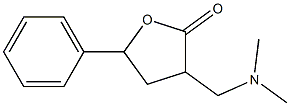 3-(Dimethylaminomethyl)-5-phenyloxolan-2-one 구조식 이미지