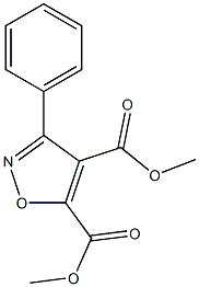 3-Phenylisoxazole-4,5-dicarboxylic acid dimethyl ester 구조식 이미지