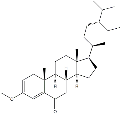 3-Methoxystigmasta-2,4-dien-6-one 구조식 이미지