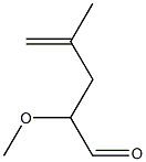 2-Methoxy-4-methyl-4-pentenal 구조식 이미지