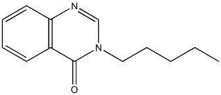 3-Pentylquinazolin-4(3H)-one Structure