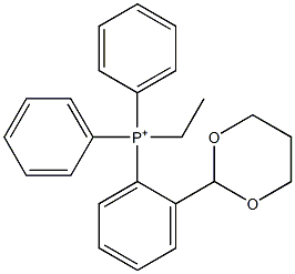 2-(1,3-Dioxan-2-yl)ethyltriphenylphosphonium Structure