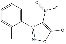 4-Nitro-3-(2-methylphenyl)sydnone Structure