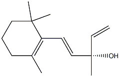 (1E,3S)-3-Methyl-1-(2,6,6-trimethyl-1-cyclohexen-1-yl)-1,4-pentadien-3-ol 구조식 이미지