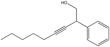 2-Phenyl-3-nonyn-1-ol Structure