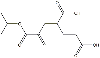 1-Hexene-2,4,6-tricarboxylic acid 2-propyl ester 구조식 이미지