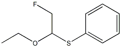 2-Phenylthio-2-ethoxy-1-fluoroethane Structure