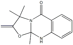 3,3-Dimethyl-2-methylene-10a-methyl-2,3,10,10a-tetrahydro-5H-oxazolo[2,3-b]quinazolin-5-one Structure