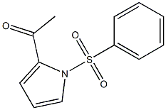 1-(Phenylsulfonyl)-2-acetyl-1H-pyrrole 구조식 이미지
