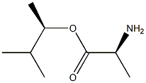 (R)-2-Aminopropanoic acid (S)-1,2-dimethylpropyl ester 구조식 이미지