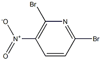 2,6-Dibromo-5-nitropyridine Structure