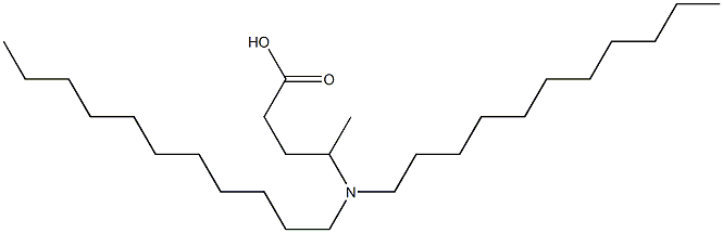 4-(Diundecylamino)valeric acid Structure