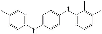 N-(2,3-Dimethylphenyl)-N'-(4-methylphenyl)-p-phenylenediamine 구조식 이미지