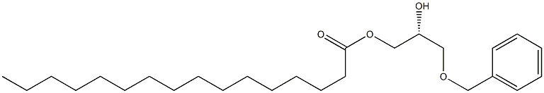 [R,(-)]-3-O-Benzyl-1-O-palmitoyl-D-glycerol Structure