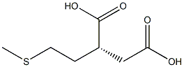 [R,(-)]-[2-(Methylthio)ethyl]succinic acid 구조식 이미지