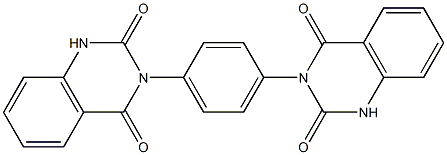 3,3'-(1,4-Phenylene)bis[quinazoline-2,4(1H,3H)-dione] Structure