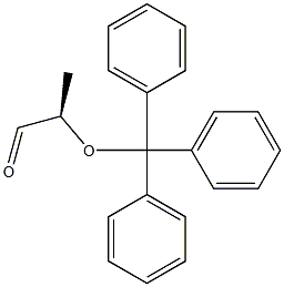 (R)-2-(Trityloxy)propanal 구조식 이미지