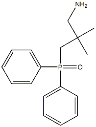 2,2-Dimethyl-3-(diphenylphosphinyl)propylamine 구조식 이미지