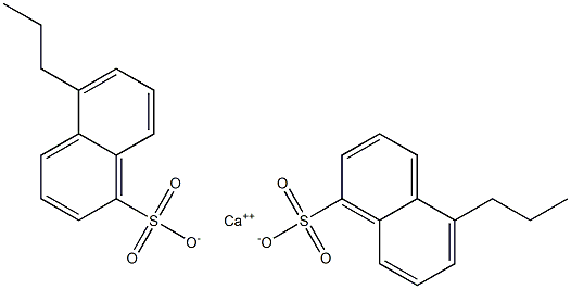Bis(5-propyl-1-naphthalenesulfonic acid)calcium salt 구조식 이미지