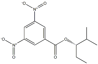 (+)-3,5-Dinitrobenzoic acid (S)-2-methylpentane-3-yl ester Structure