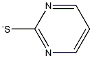 Pyrimidine-2-thiolate 구조식 이미지