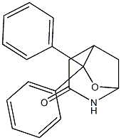 6,6-Diphenyl-7-oxa-2-azabicyclo[3.2.1]octan-3-one 구조식 이미지