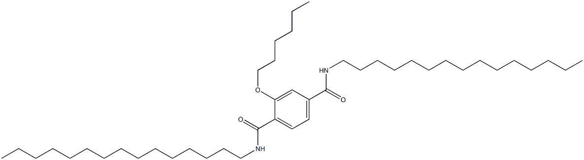 2-(Hexyloxy)-N,N'-dipentadecylterephthalamide Structure