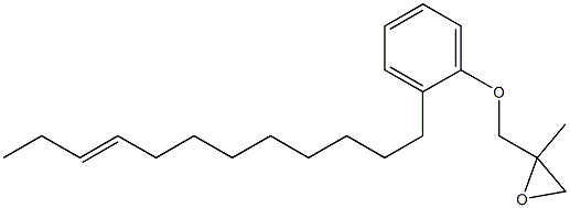 2-(9-Dodecenyl)phenyl 2-methylglycidyl ether Structure
