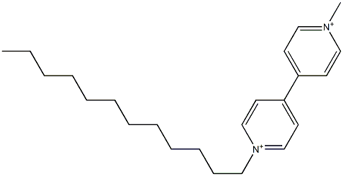 1-Dodecyl-1'-methyl-4,4'-bipyridinium 구조식 이미지