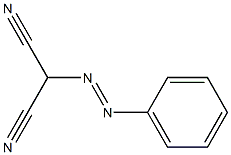 2-(Phenylazo)propanedinitrile 구조식 이미지