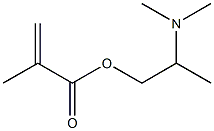 Methacrylic acid 2-(dimethylamino)propyl ester Structure