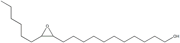 12,13-Epoxynonadecan-1-ol 구조식 이미지