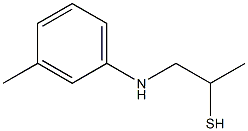 1-[(3-Methylphenyl)amino]propane-2-thiol Structure