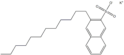 3-Dodecyl-2-naphthalenesulfonic acid potassium salt 구조식 이미지