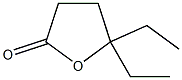 5,5-Diethyltetrahydrofuran-2-one Structure