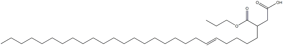 3-(5-Hexacosenyl)succinic acid 1-hydrogen 4-propyl ester Structure