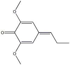 2,6-Dimethoxy-4-propylidene-2,5-cyclohexadien-1-one Structure