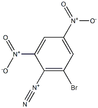 6-Bromo-2,4-dinitrobenzenediazonium Structure