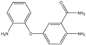 3-Aminocarbonyl-4-aminophenyl aminophenyl ether Structure