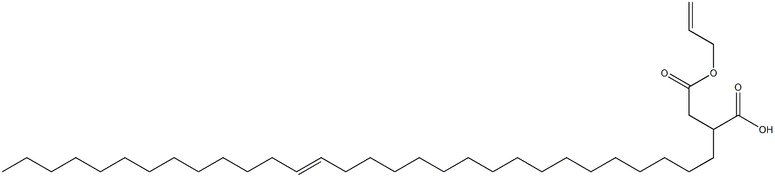 2-(17-Triacontenyl)succinic acid 1-hydrogen 4-allyl ester Structure