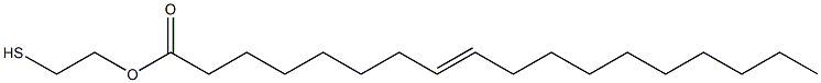 8-Octadecenoic acid 2-mercaptoethyl ester Structure