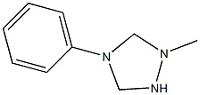 4-Phenyl-1-methyl-1,2,4-triazolidine 구조식 이미지