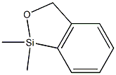 1,1-Dimethyl-1,3-dihydro-1-silaisobenzofuran 구조식 이미지