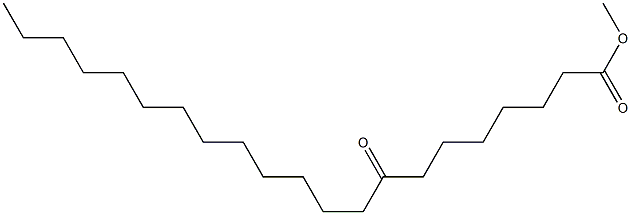 8-Oxohenicosanoic acid methyl ester 구조식 이미지