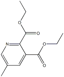 5-Methyl-2,3-pyridinedicarboxylic acid diethyl ester 구조식 이미지