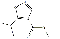 5-Isopropylisoxazole-4-carboxylic acid ethyl ester Structure