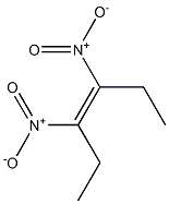 (Z)-3,4-Dinitro-3-hexene Structure